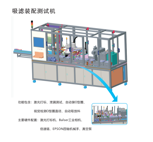 吸滤装配测试机